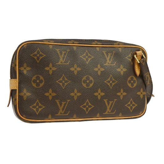 Louis Vuitton Pochette Marly Bandouliere Bag Monogram Canvas, Brown, Canvas, Shoulder Bag