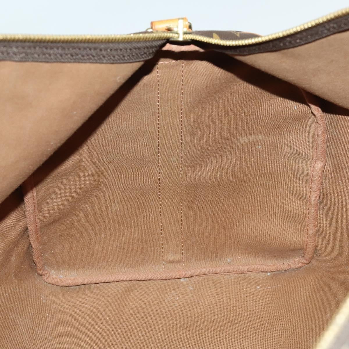 Louis Vuitton Keepall Bag Monogram Canvas, BROWN, CANVAS, Travel bag