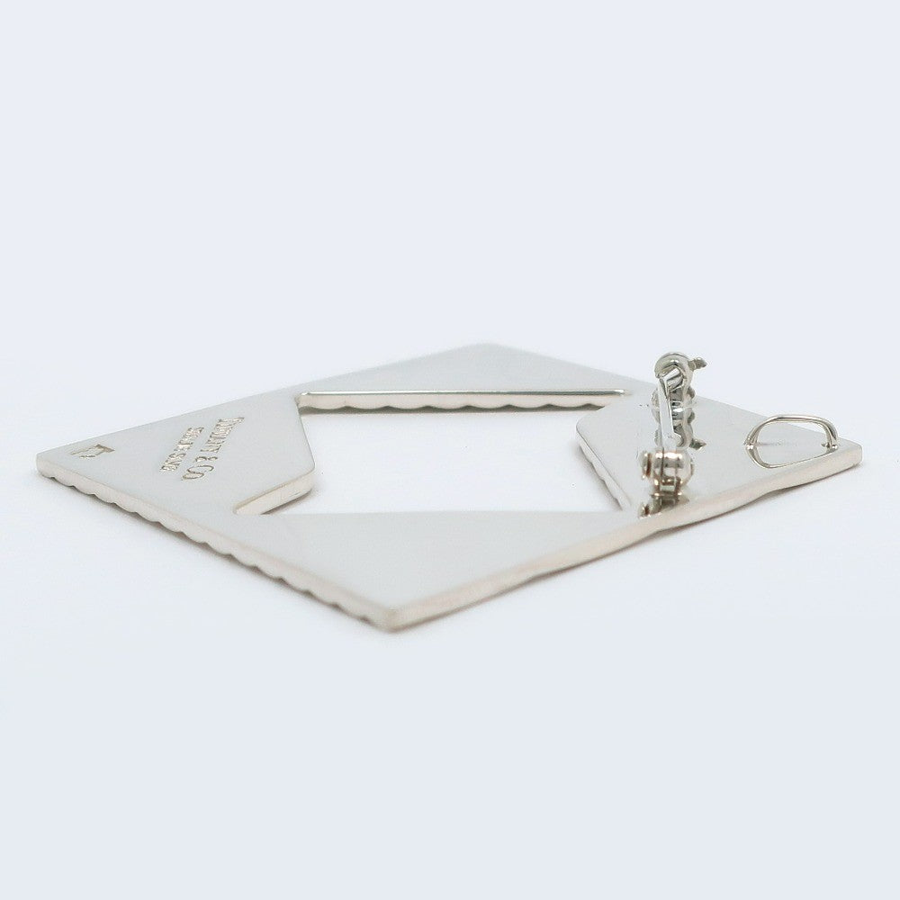 Tiffany & Co. Estate Abstract Brooch Silver 925, SILVER, SILVER, Brooch