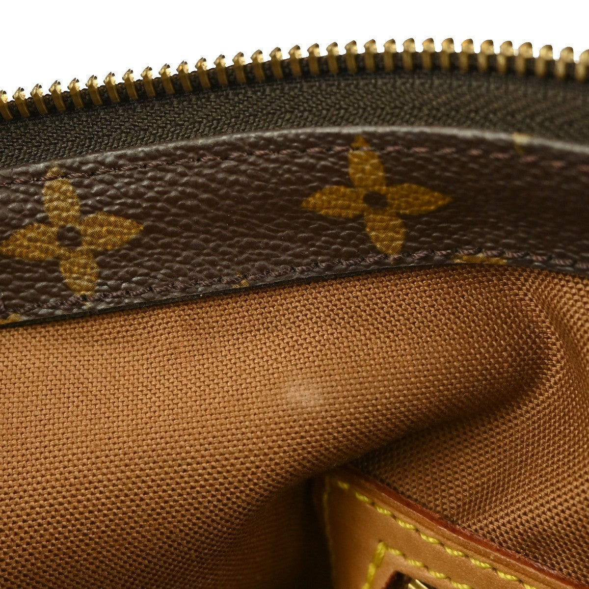 Louis Vuitton Cabas Mezzo Monogram Canvas, BROWN, CANVAS, Tote bag
