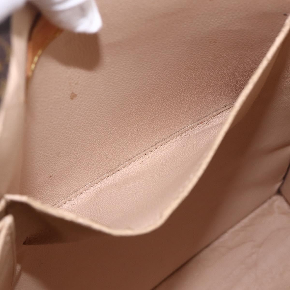 Louis Vuitton Vintage Sac Plat Bag Monogram Canvas, BROWN, CANVAS, Tote bag