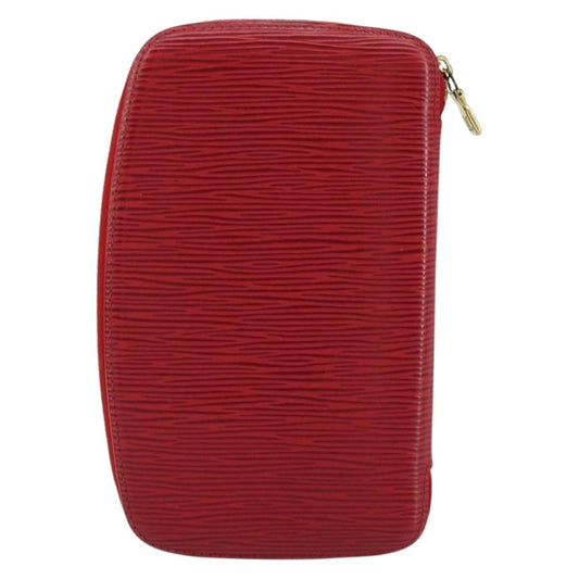 Louis Vuitton Geode Organizer Wallet Epi Leather, Red, Leather, Wallet
