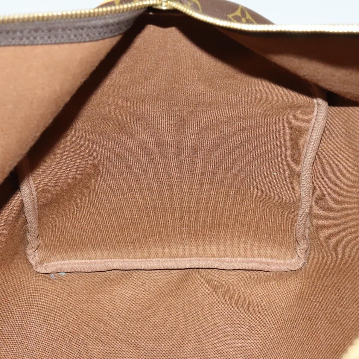 Louis Vuitton Keepall Bag Monogram Canvas, BROWN, CANVAS, Travel bag