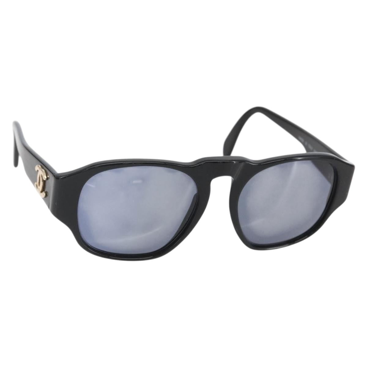 Chanel Logo CC Sunglasses Plastic, Black, Plastic, Sunglasses
