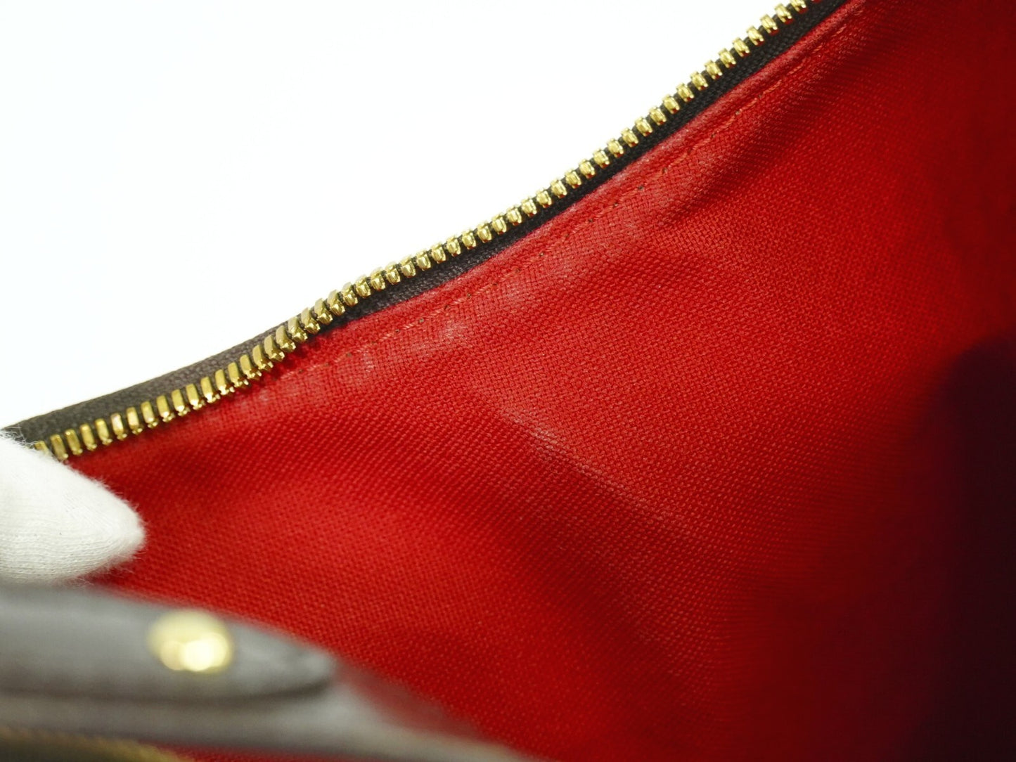 Louis Vuitton Thames Handbag Damier, BROWN, CANVAS, Handbag