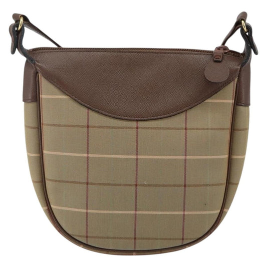 Burberry Nova Check Tote Nylon and Leather, BEIGE, CANVAS, Shoulder bag