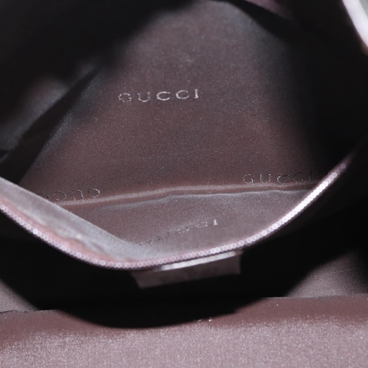 Gucci Vintage Bamboo Handle Bag Nylon, BLACK, NYLON, Handbag