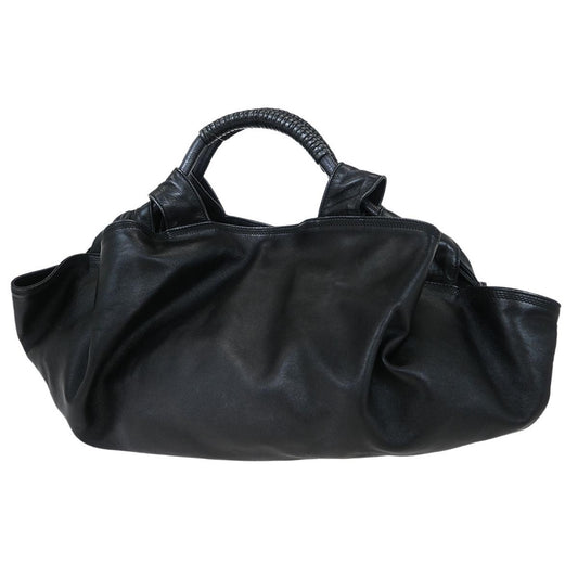 Loewe Anagram Logo Nappa Aire Hand Bag Leather, BLACK, LEATHER, Tote bag