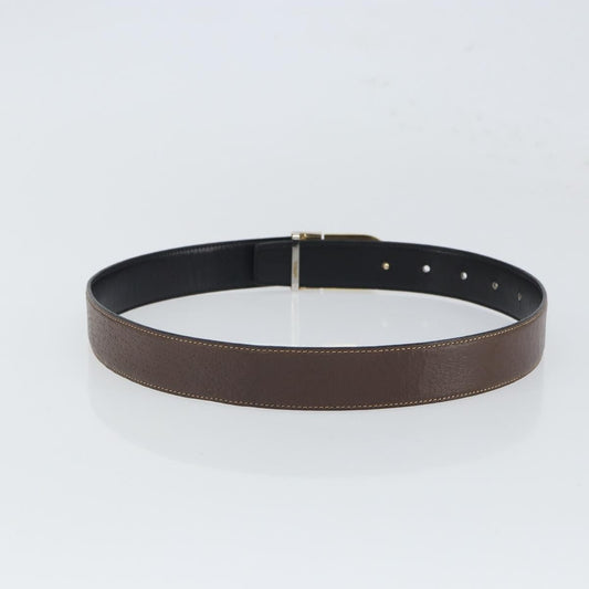 Celine Belt Leather with Metal, BROWN, LEATHER, Belts
