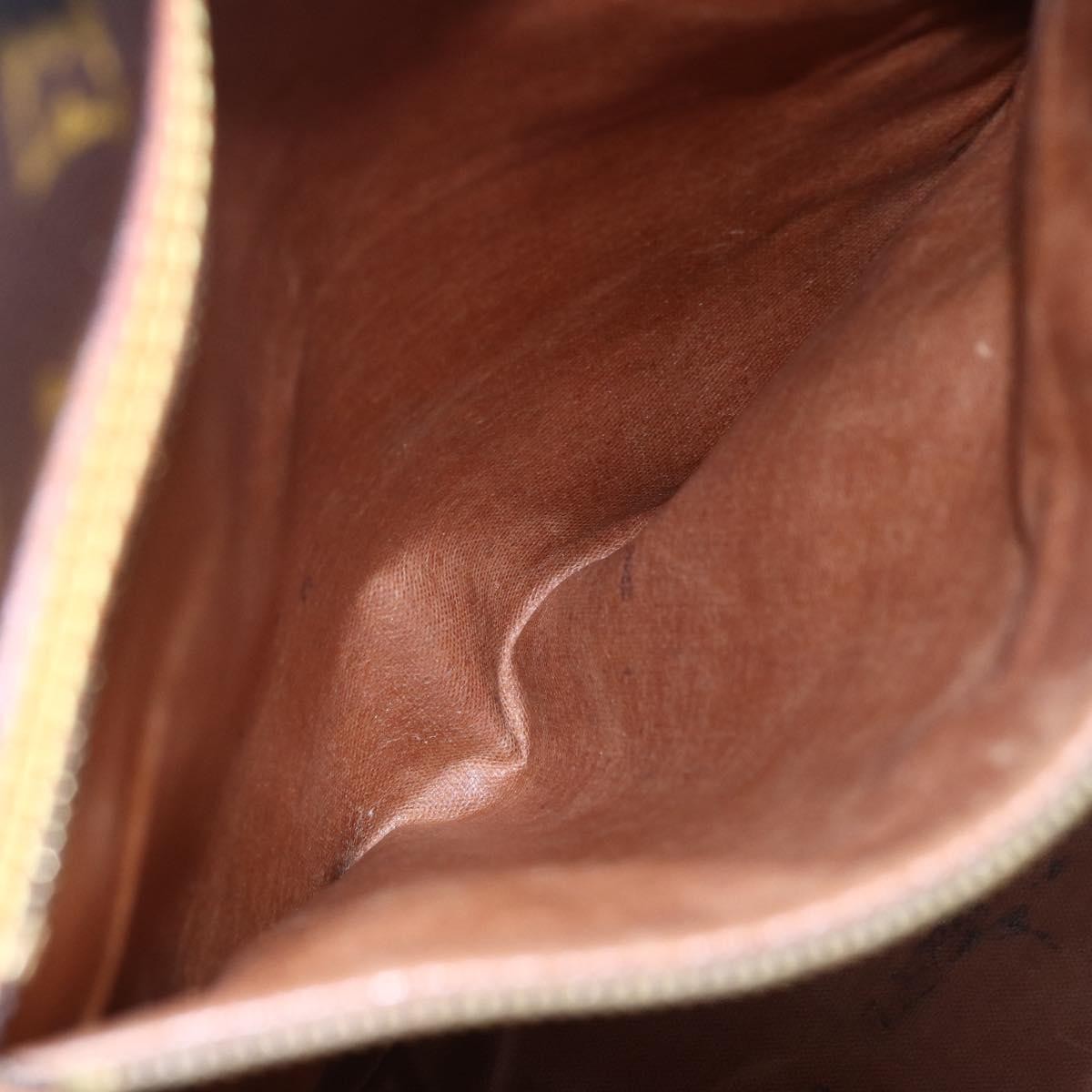 Louis Vuitton Shopping Sac Handbag Monogram Canvas, BROWN, CANVAS, Tote bag