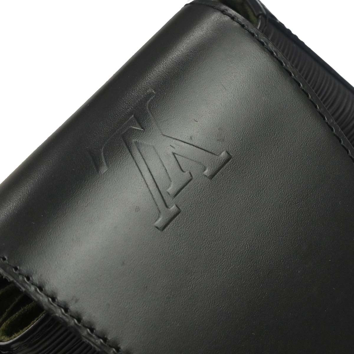 Louis Vuitton Sac a Dos Drawstring Backpack Epi Leather, Black, Leather, Backpack