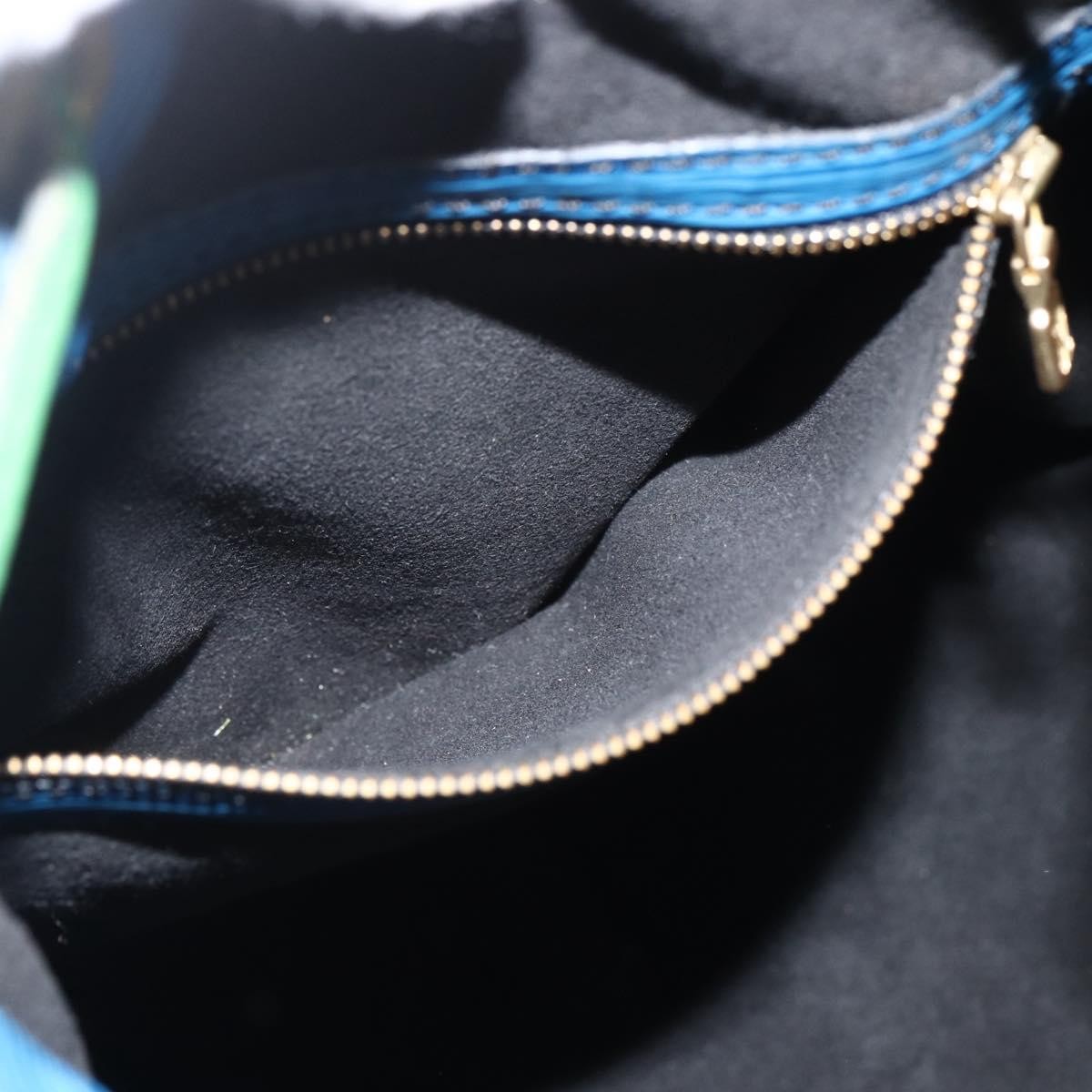 Louis Vuitton Bicolor Noe Handbag Epi Leather, Blue, Leather, Shoulder Bag
