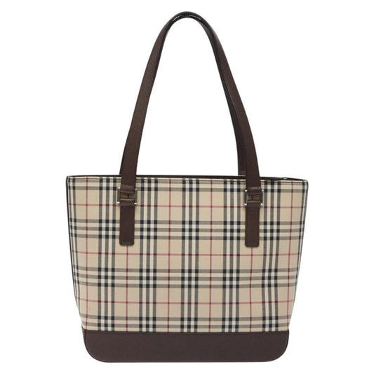 Burberry Nova Check Tote canvas check pattern, BEIGE, CANVAS, Tote bag