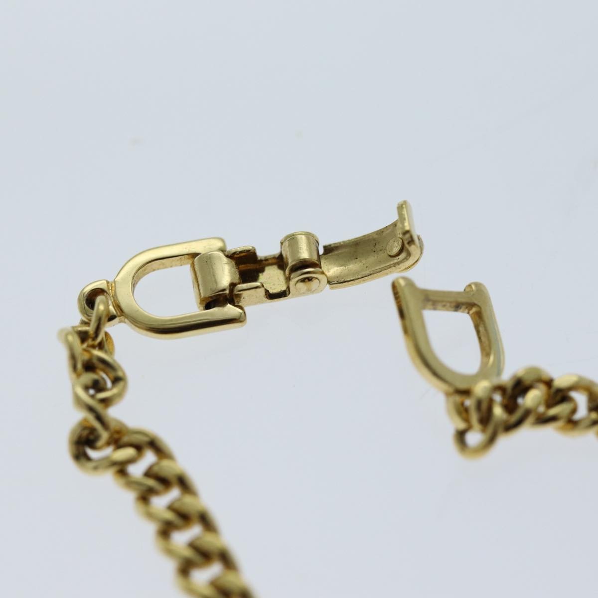 Christian Dior CD Logo Bracelet Metal, GOLD, METAL, Bracelet