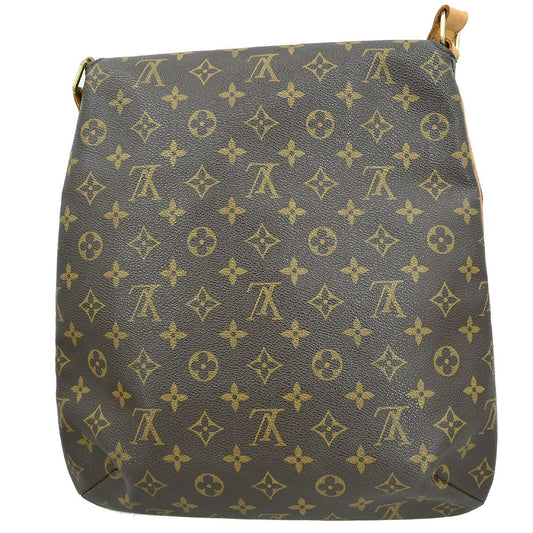 Louis Vuitton Musette Salsa Handbag Monogram Canvas, BROWN, CANVAS, Shoulder bag