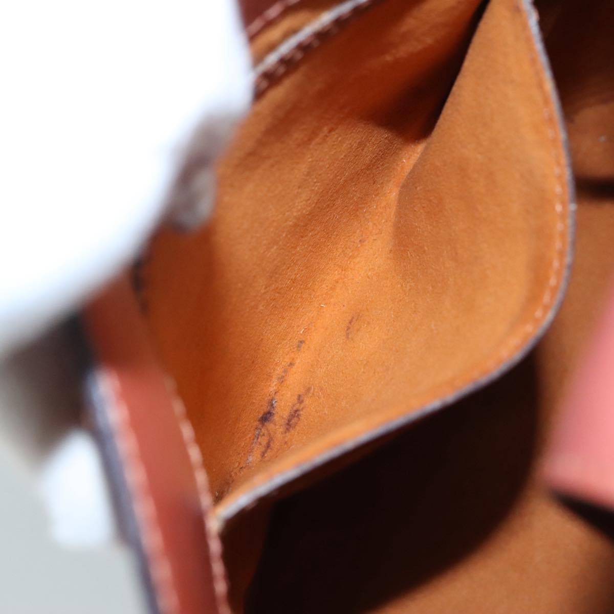 Louis Vuitton Cluny Shoulder Bag Epi Leather, BROWN, LEATHER, Shoulder bag