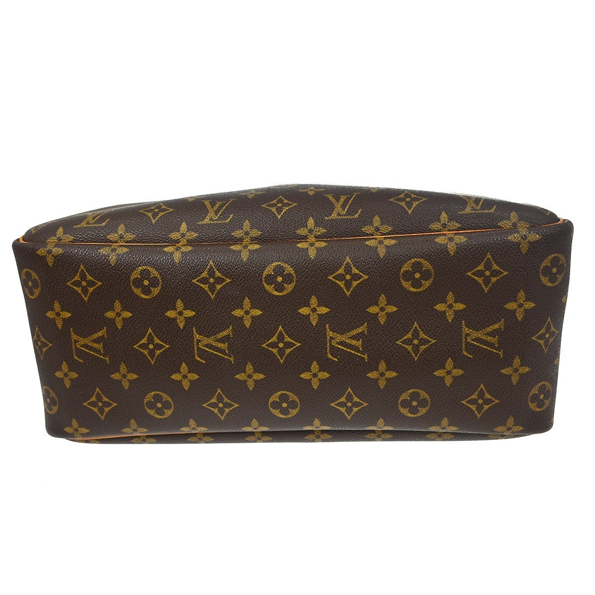 Louis Vuitton Deauville Handbag Monogram Canvas, Brown, Canvas, Handbag