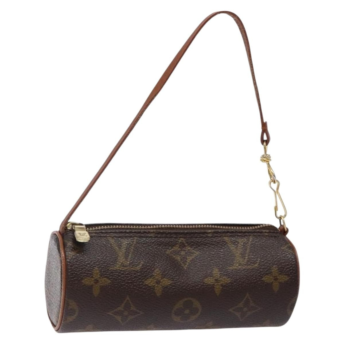 Louis Vuitton Papillon Pochette Monogram Canvas, BROWN, CANVAS, Clutche & pouche