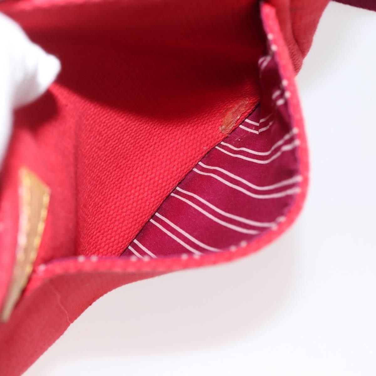 Louis Vuitton Antigua Besace Messenger Bag Canvas, RED, CANVAS, Shoulder bag