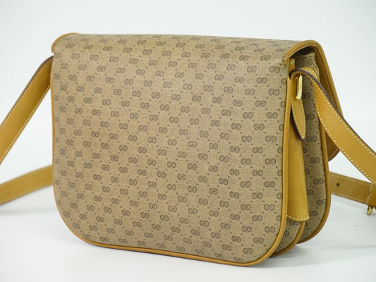 Gucci GG Marmont Pouch Crossbody Bag Leather, BEIGE, CANVAS, Crossbody bag