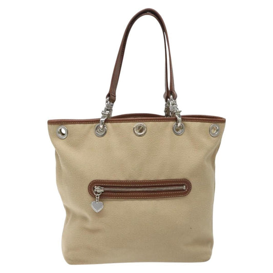Burberry Nova Check Tote Canvas and Leather, BEIGE, CANVAS, Tote bag