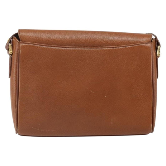 Burberry Vintage Shoulder Bag Leather, BROWN, LEATHER, Shoulder bag