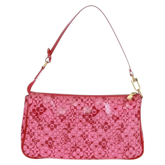 Louis Vuitton Pochette Accessoires Cosmic Blossom, Pink, PVC, Clutch