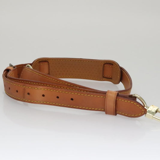 Louis Vuitton Adjustable Shoulder Strap Vachetta Leather, BEIGE, LEATHER, Straps