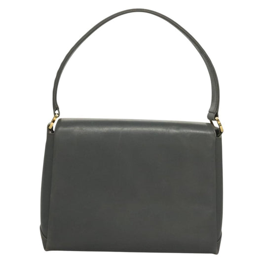 Gucci 1973 Top Handle Bag Leather, GRAY, LEATHER, Handbag