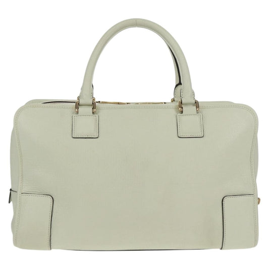 Loewe Amazona NM Bag Leather, WHITE, LEATHER, Handbag