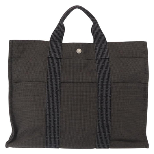 Hermes Fourre-tout Herline Fourre-tout Herline, GRAY, CANVAS, Tote bag
