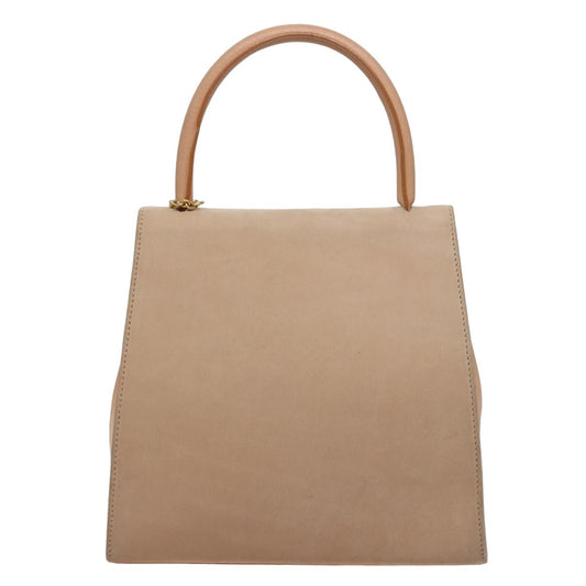 Celine Handbag Suede, BEIGE, SUEDE, Handbag