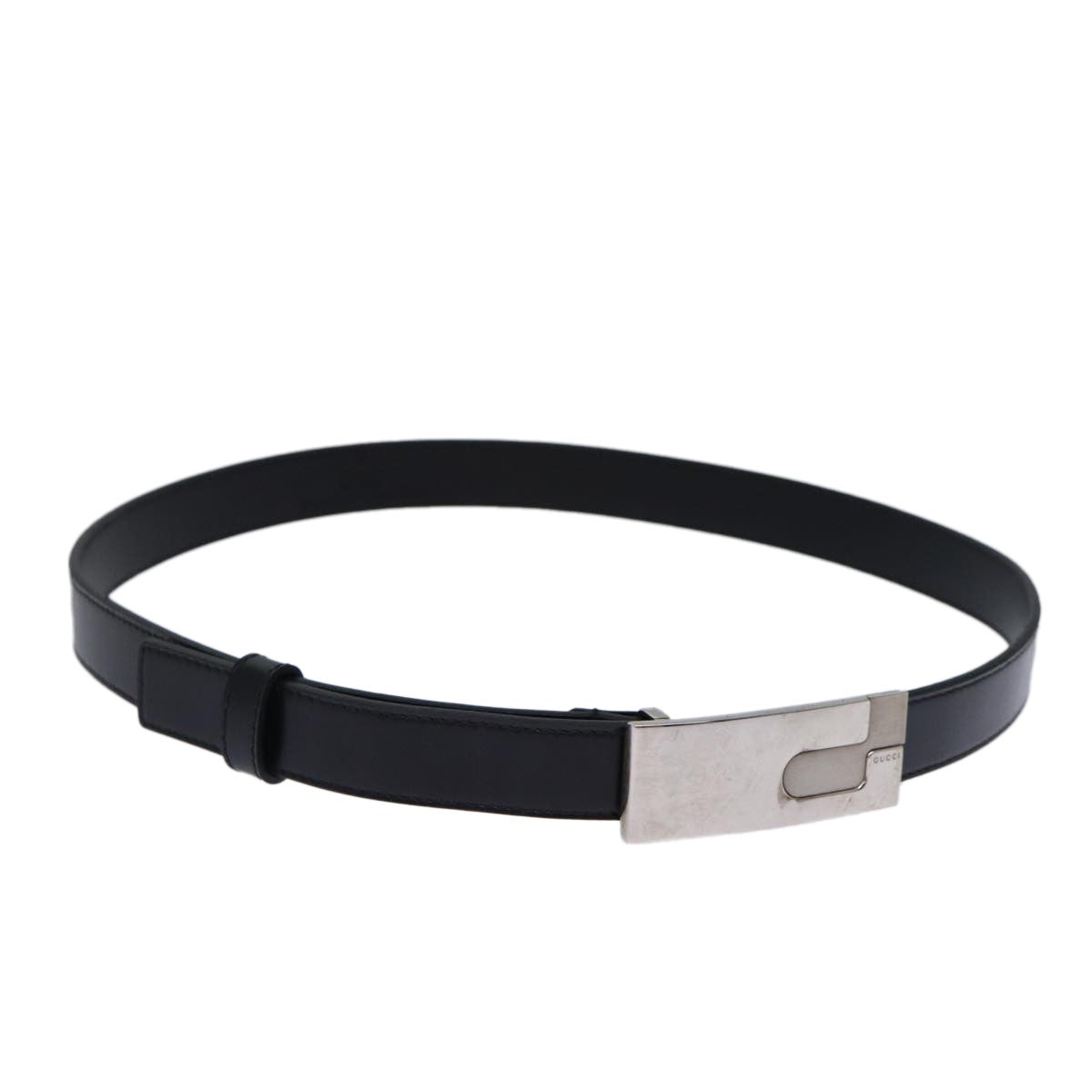 Gucci G Buckle Belt Leather, BLACK, LEATHER, Belts