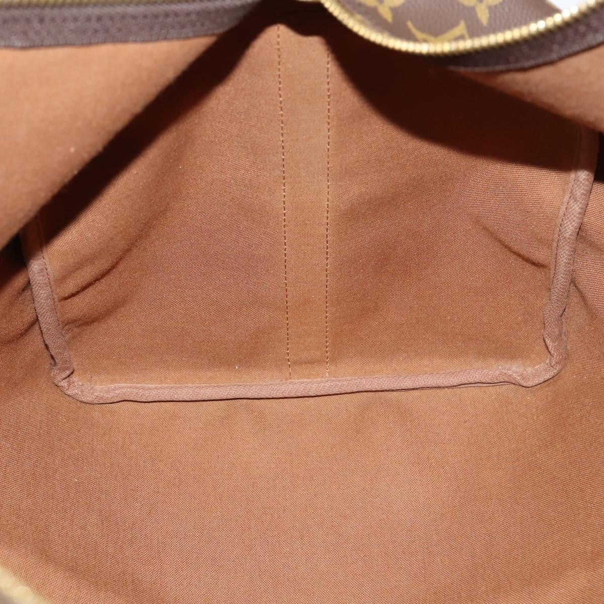 Louis Vuitton Keepall Bandouliere Bag Monogram Canvas, BROWN, CANVAS, Travel bag