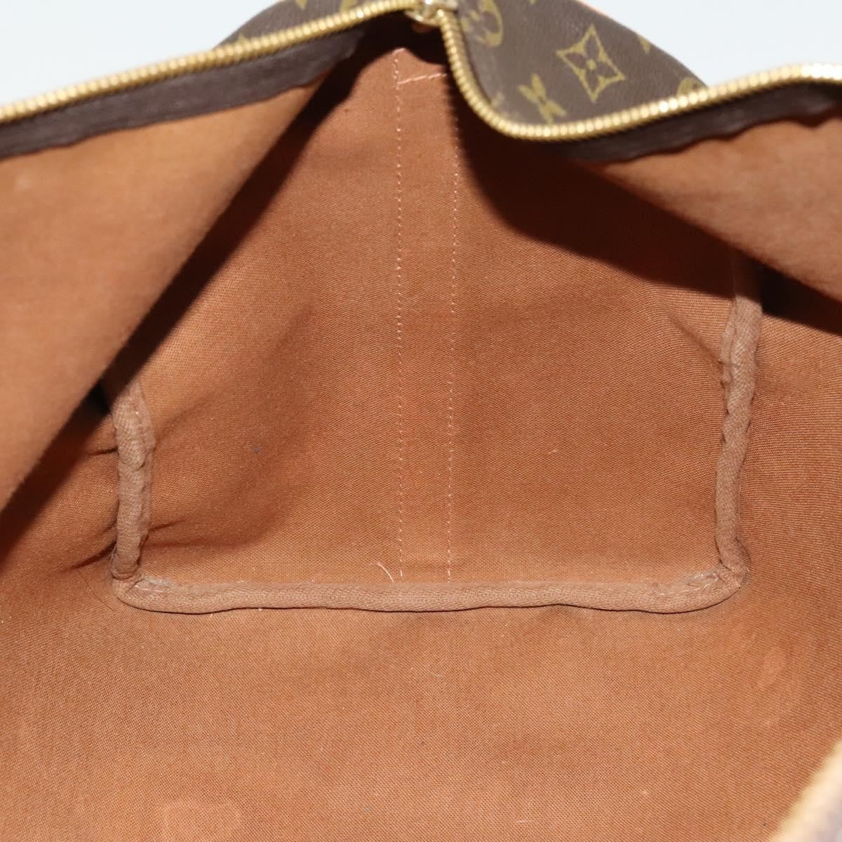 Louis Vuitton Keepall Bandouliere Bag Monogram Canvas, BROWN, CANVAS, Travel bag