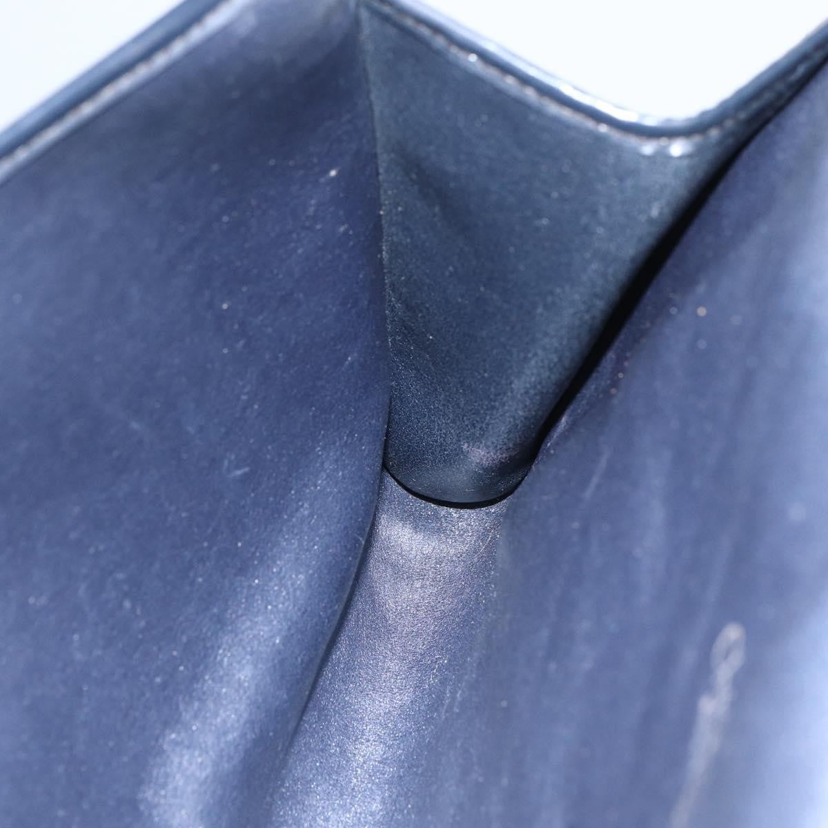 Christian Dior Vintage Trotter Flap Shoulder Bag Diorissimo Canvas, NAVY, CANVAS, Shoulder bag