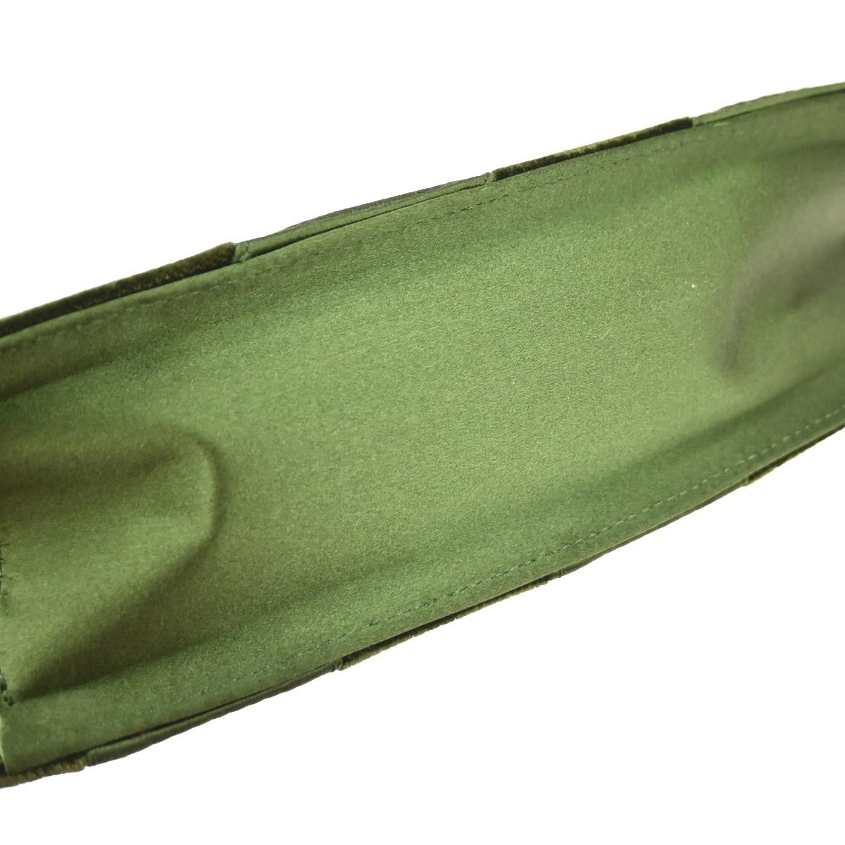 Bottega Veneta Vintage handbag Satin, GREEN, SATIN, Handbag