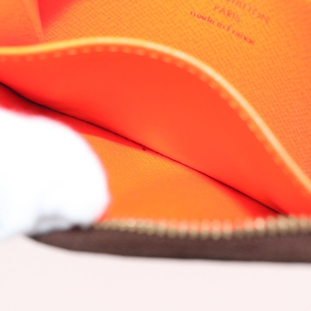 Louis Vuitton Porte-Monnaie Zippy Wallet monogramme empreinte, Orange, Canvas, Wallet