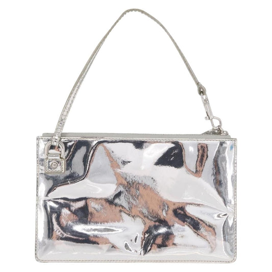 Louis Vuitton Pochette Clutch Monogram Miroir PVC, SILVER, PVC, Clutche & pouche