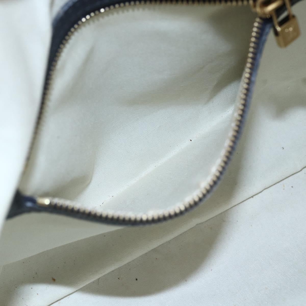 Louis Vuitton Francoise handbag Mini lin, BLUE, CANVAS, Tote bag