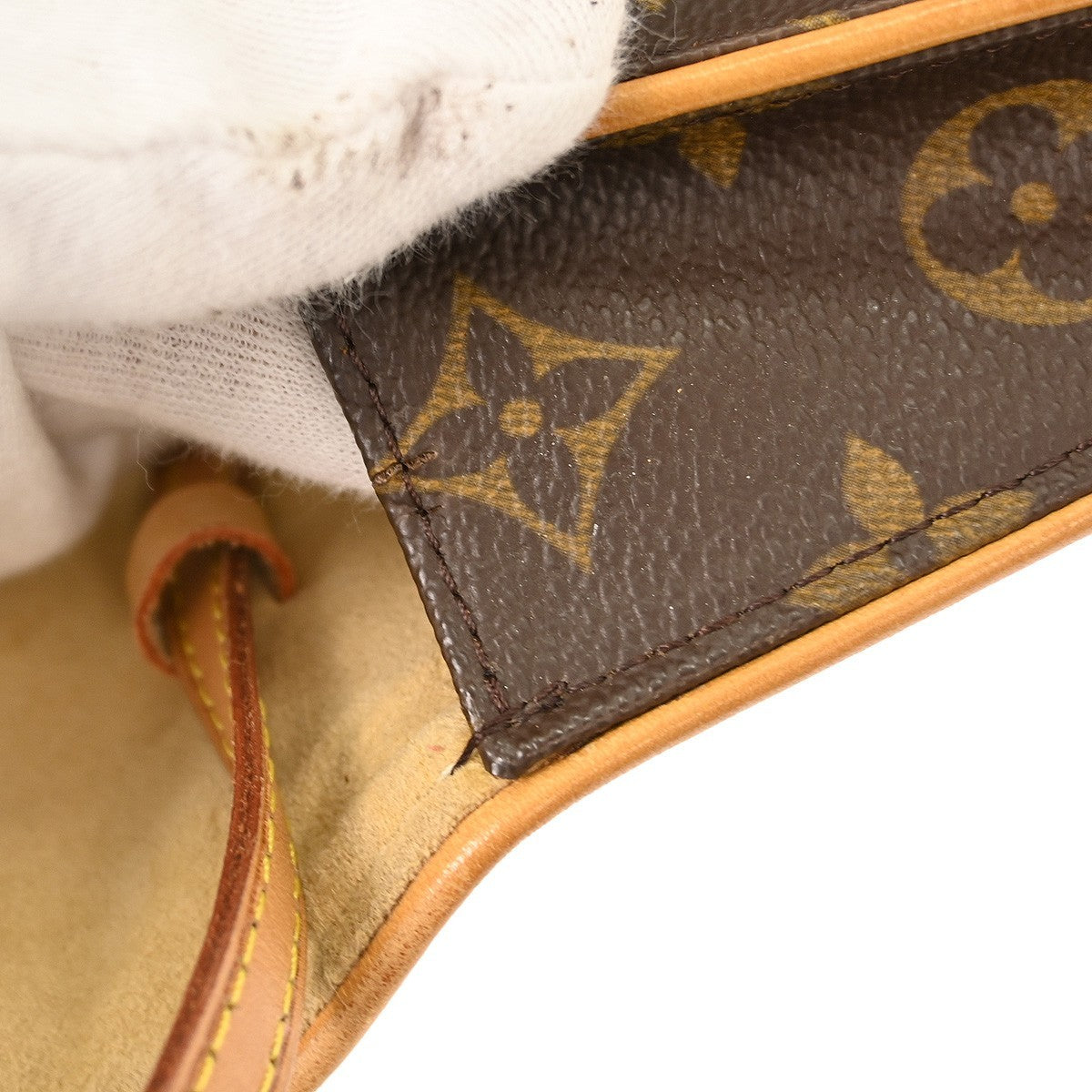 Louis Vuitton Twin Handbag Monogram Canvas, BROWN, CANVAS, Clutche & pouche