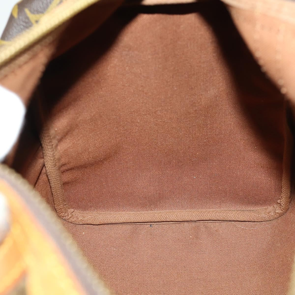 Louis Vuitton Sac Souple Handbag Monogram Canvas, BROWN, CANVAS, Travel bag