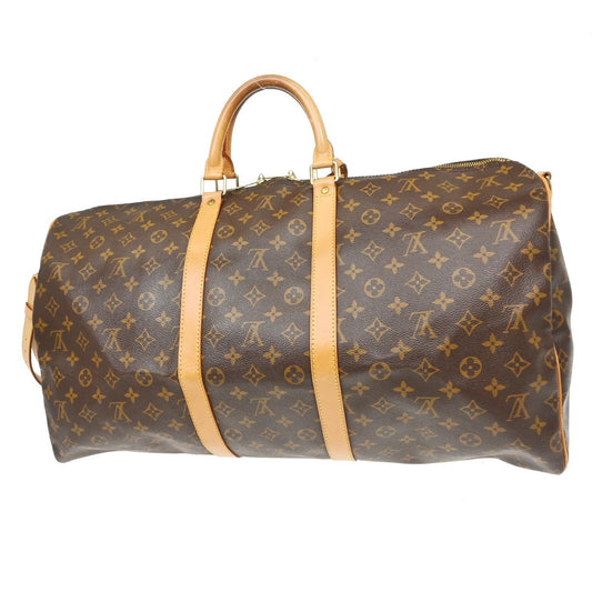 Louis Vuitton Keepall Bandouliere Bag Monogram Canvas, Brown, Canvas, Travel Bag