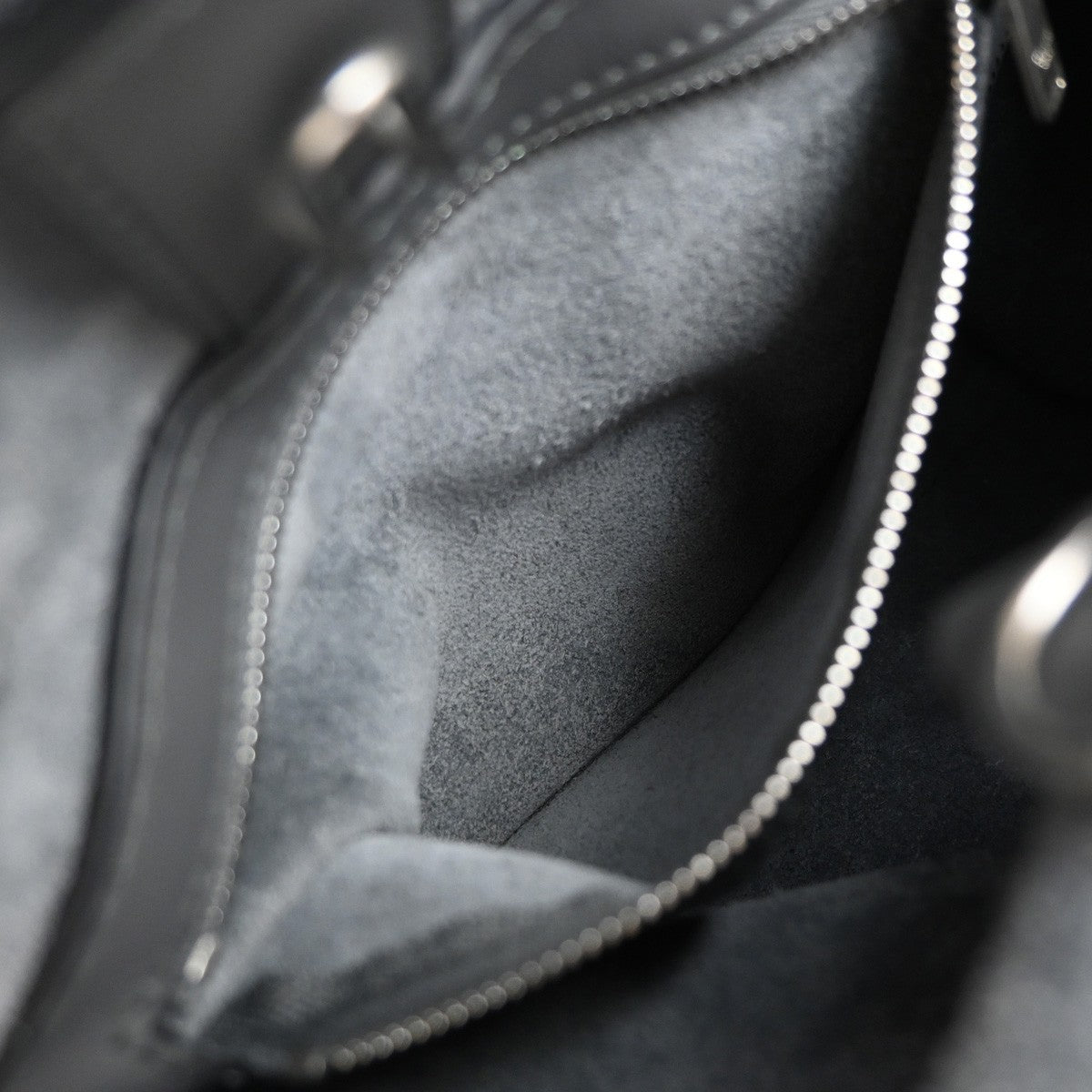 Celine Big Bag Smooth Leather, GRAY, LEATHER, Handbag
