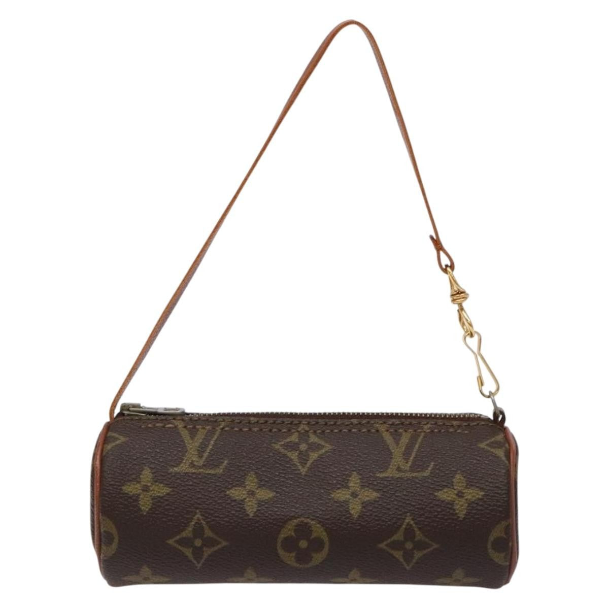 Louis Vuitton Papillon Pochette Monogram Canvas, BROWN, CANVAS, Handbag