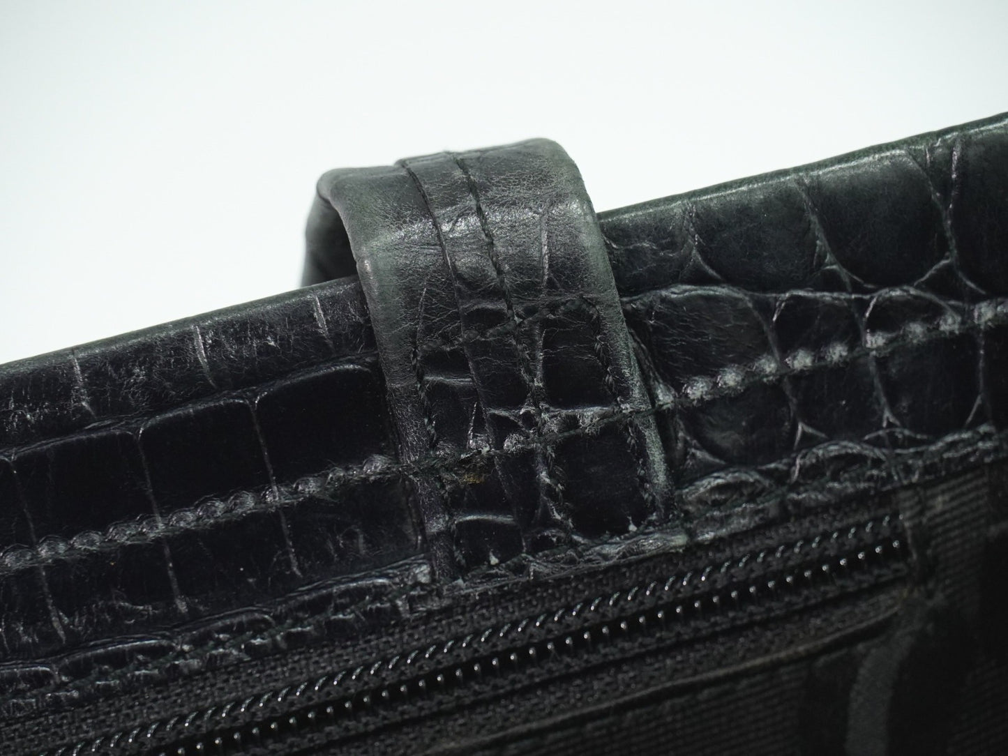 Salvatore Ferragamo Vara Tote Embossed Leather, BLACK, LEATHER, Tote bag