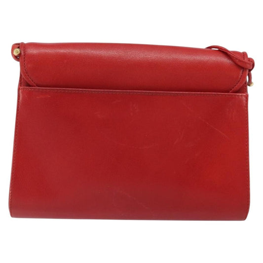 Givenchy Vintage 4G shoulder bag Leather, RED, LEATHER, Shoulder bag