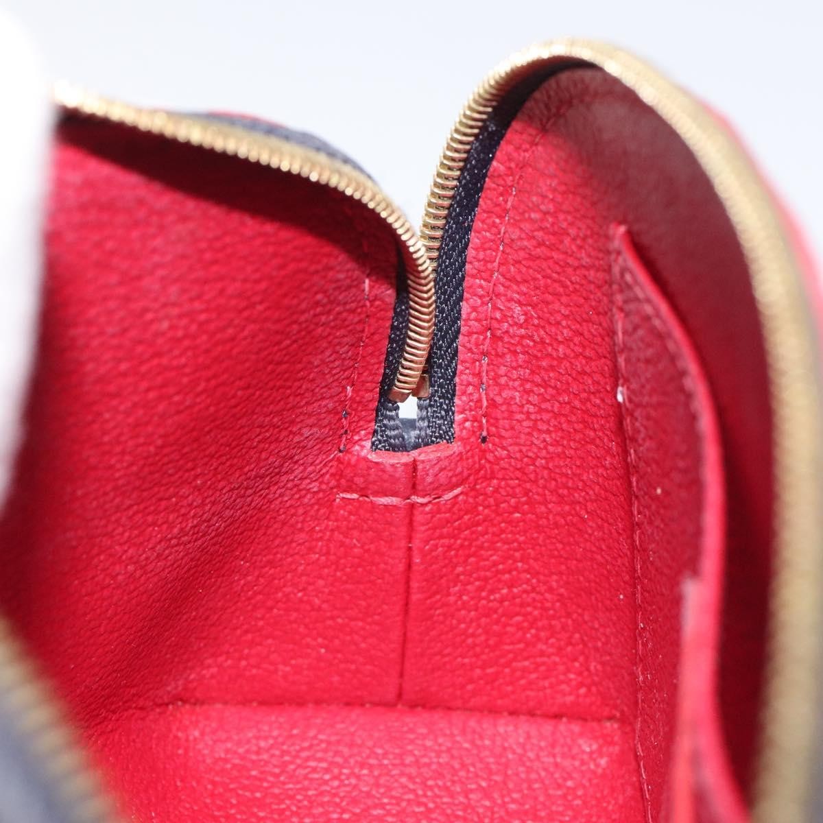 Louis Vuitton Cosmetic Pouch Monogram Empreinte Leather, NAVY, LEATHER, Toiletry Case