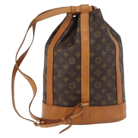 Louis Vuitton Randonnee Backpack Monogram Canvas, Brown, Canvas, Shoulder Bag