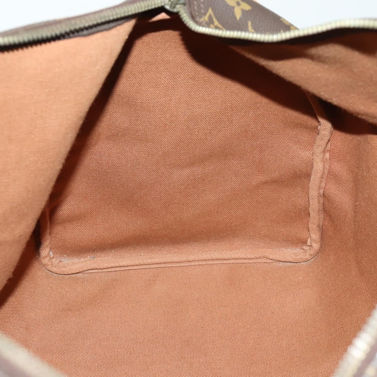 Louis Vuitton Keepall Bag Monogram Canvas, BROWN, CANVAS, Travel bag